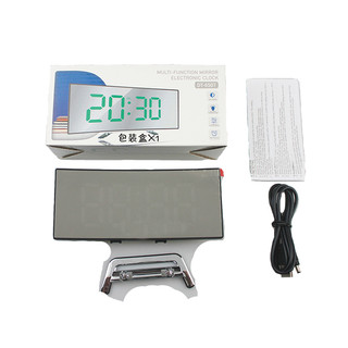 Đồng hồ led báo thức màn hình lcd miror clock dt6507