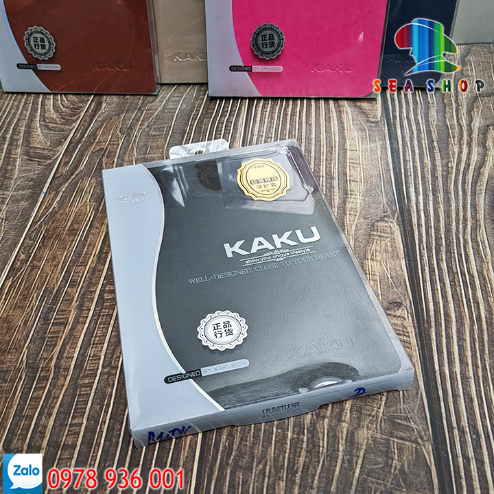 Bao da Samsung Tab S8 11 inch SM-X700 hiệu Kaku - có chức năng chống điện thoại xem phim - Thiết kế cổ điển