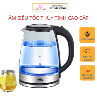 Ấm siêu tốc kaw 1,8 lít đun siêu nhanh công suất 2000w