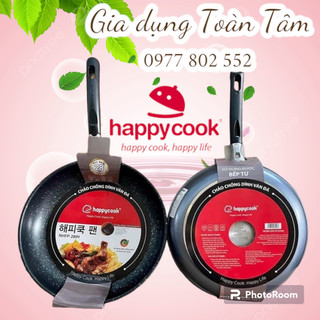 CHẢO ĐÁ CHỐNG DÍNH HAPPY COOK 24cm/26cm/28cm (24 cm/26 cm/28 cm) - Dòng chảo đặc biệt kỷ niệm 24 năm