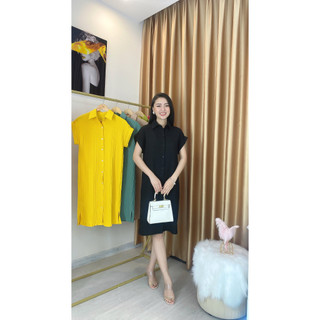 Đầm Sơ Mi Suông Công Sở AMTD117