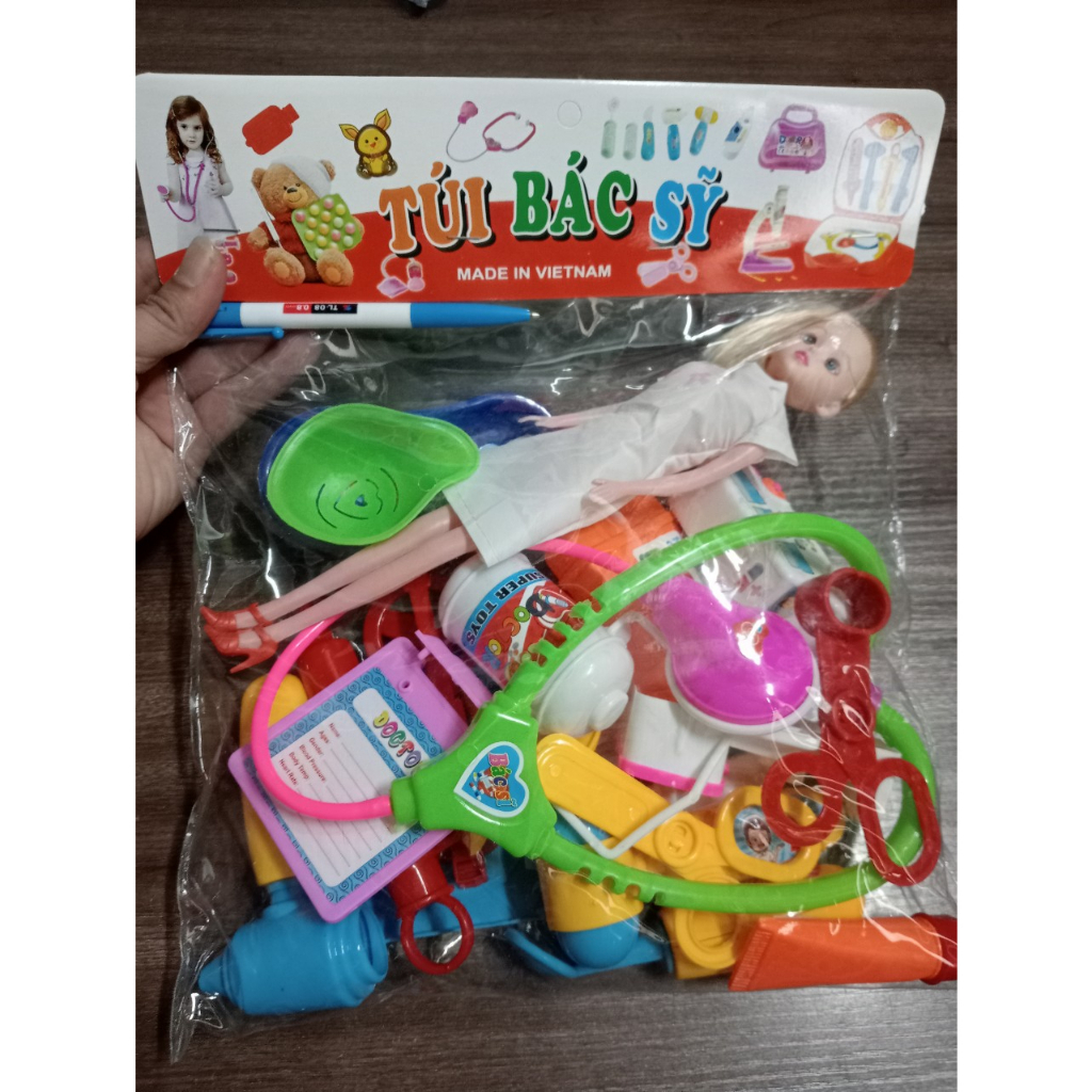 Đồ chơi bác sĩ đồ chơi vận động cho bé (nhiều chi tiết)