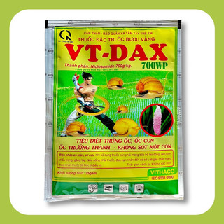 Vt-dax 700wp - niclosamide trừ trứng ốc, ốc con, ốc trưởng thành, không sót 1 con