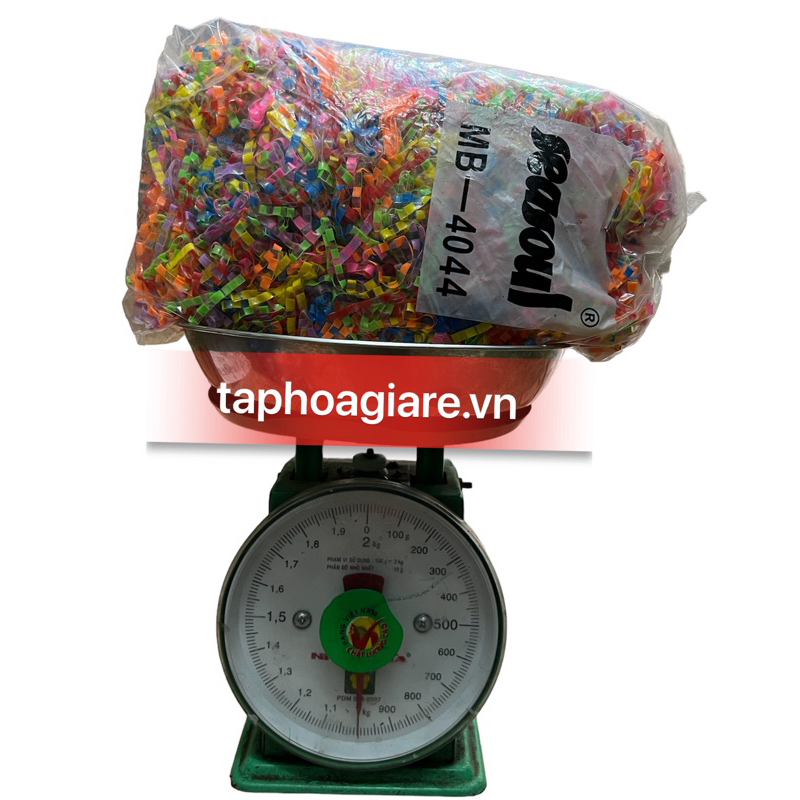 Sỉ 1 kg Chun nịt đen, nhiều màu buộc tóc siêu dai siêu bền