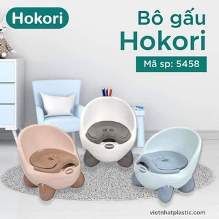 Bô tâp đi vệ sinh, bô gấu Hokori baby cho bé