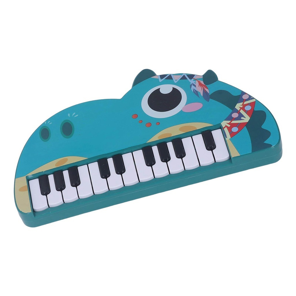 Đồ Chơi Đàn Piano Điện Tử Chạy Pin Hình Khủng Long Hoạt Hình Cho Bé