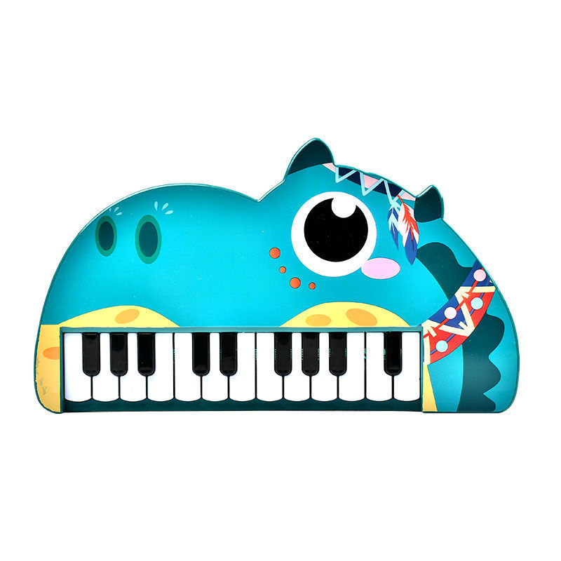 Đồ Chơi Đàn Piano Điện Tử Chạy Pin Hình Khủng Long Hoạt Hình Cho Bé