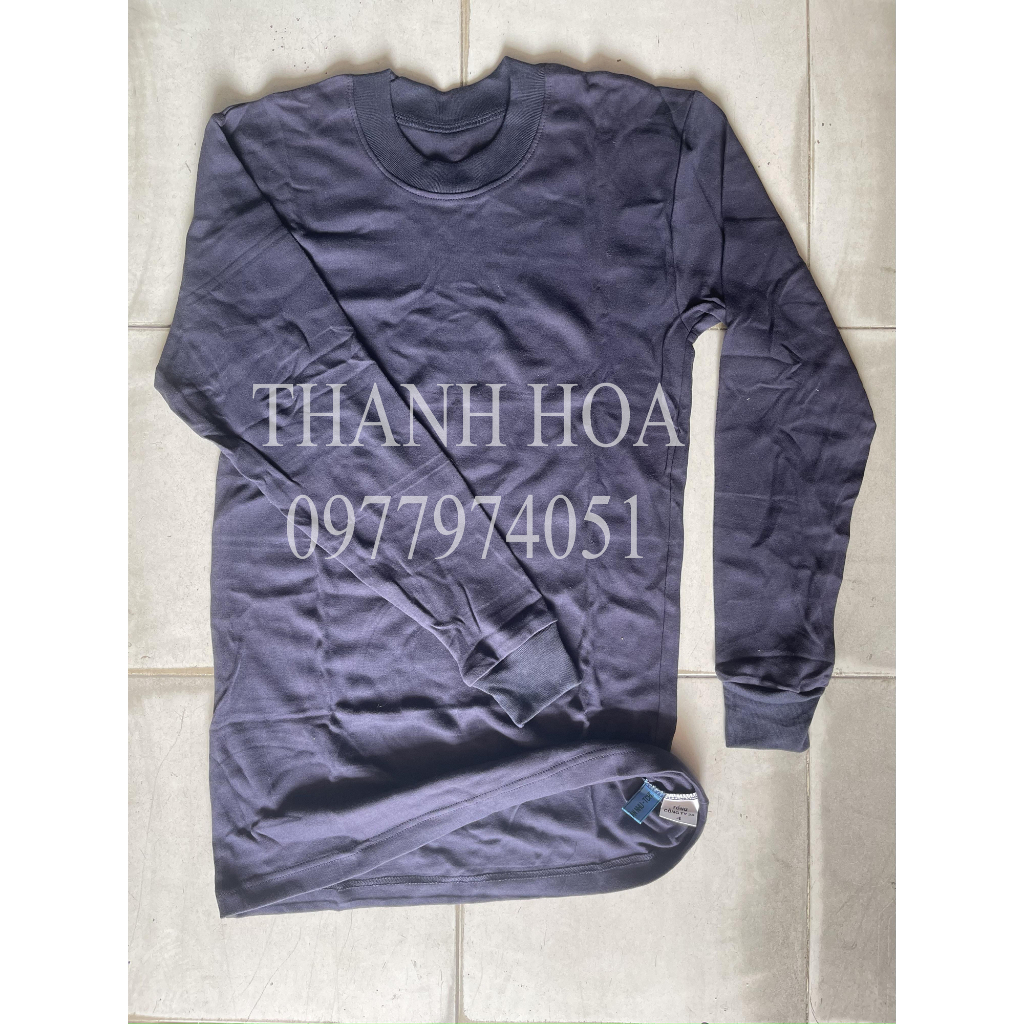 Ao thu đông màu xanh hàng chuẩn cấp phát TCHC