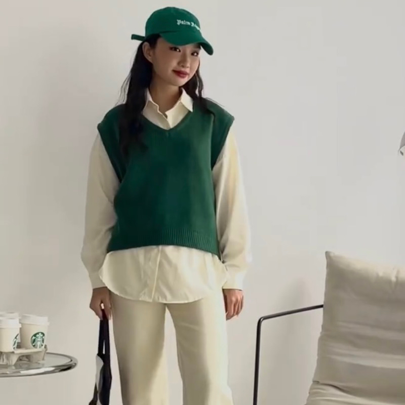 Áo len gile NakedbyV