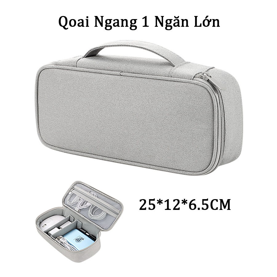 Túi đựng phụ kiện điện thoại pin dự phòng tai nghe thẻ nhớ, phụ kiện laptop, đồ công nghệ chống nước