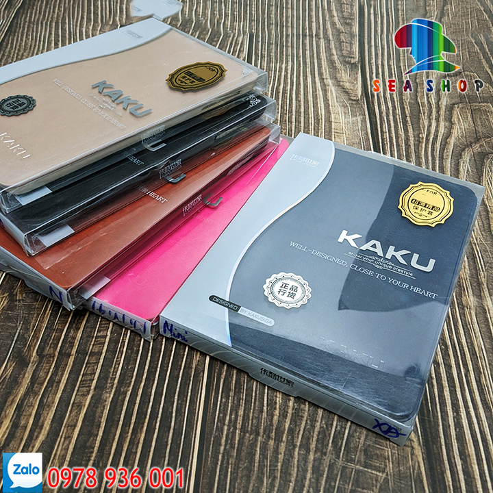 Bao da Samsung Tab S 10.5 inch SM-T800 hiệu Kaku - có chức năng chống điện thoại xem phim - Thiết kế cổ điển