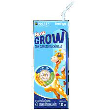 [Mẫu mới] Nuvi Grow pha sẵn 180ml [Thùng 48 hộp]