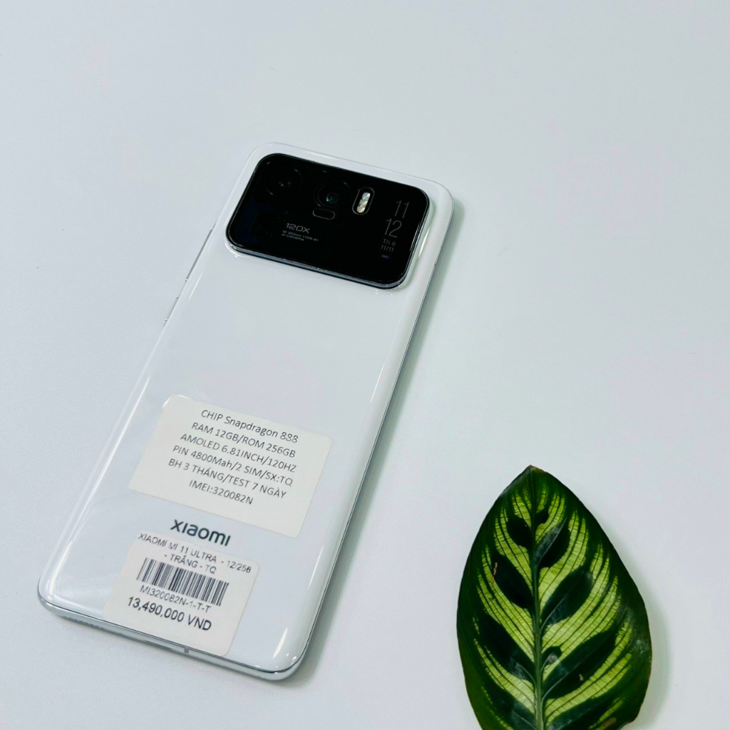 Điện thoại XIAOMl Mi 11 Ultra (8/256) Hàng chính hãng-kèm đầy đủ phụ kiện-bảo hành 12 tháng | BigBuy360 - bigbuy360.vn