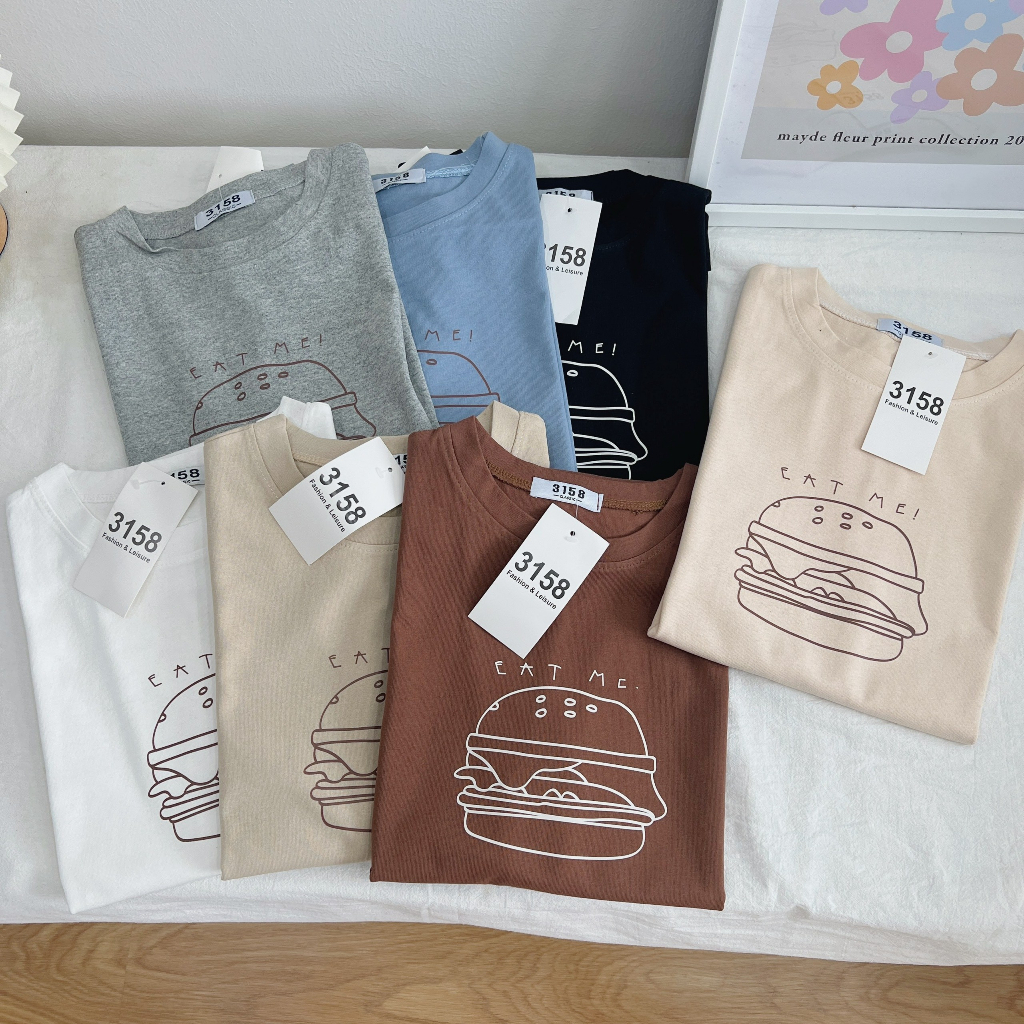 Áo thun unisex tay lỡ nhiều màu, chất thun cotton 3158 cao cấp , thời trang phong cách ulzzang cá tính