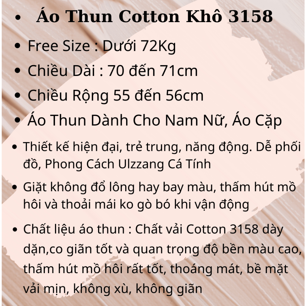 Áo thun unisex tay lỡ nhiều màu, chất thun cotton 3158 cao cấp , thời trang phong cách ulzzang cá tính