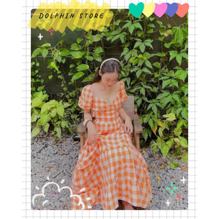 BIGSIZE Đầm caro bigsize - đầm đi biển bigsize - đầm hở lưng bigsize
