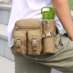 Túi Đeo Hông, Đeo Bụng Đeo Chéo Đựng Chai Nước Đa Năng