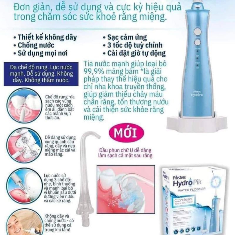 Tăm nước Piksters Hydropik Úc
