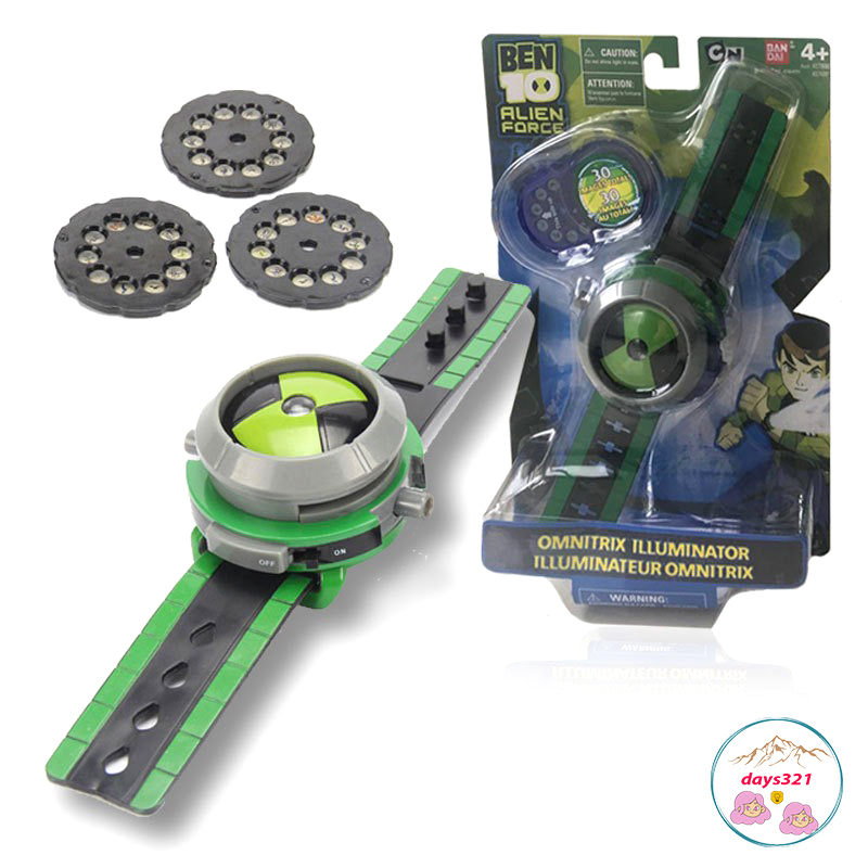 Đồng hồ Ben 10 chiếu hình nhân vật 3D siêu hot