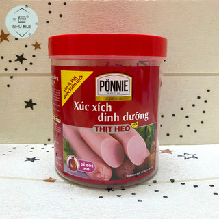 Xúc Xích dinh dưỡng Ponnie thịt heo (Hộp 50 cây)