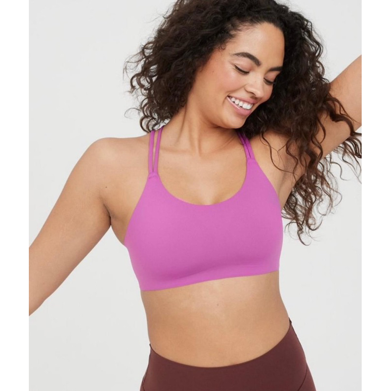 ÁO BRA TẬP GYM, YOGA AERIE MÚT MỎNG ĐAN DÂY SAU CHUẨN AUTH