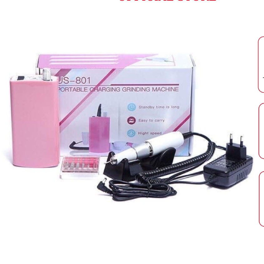Máy mài móng tay, máy mài tích điện cầm tay 801