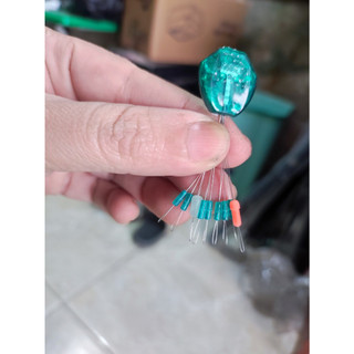 Hạt chặn silicon: màu xanh 7+2