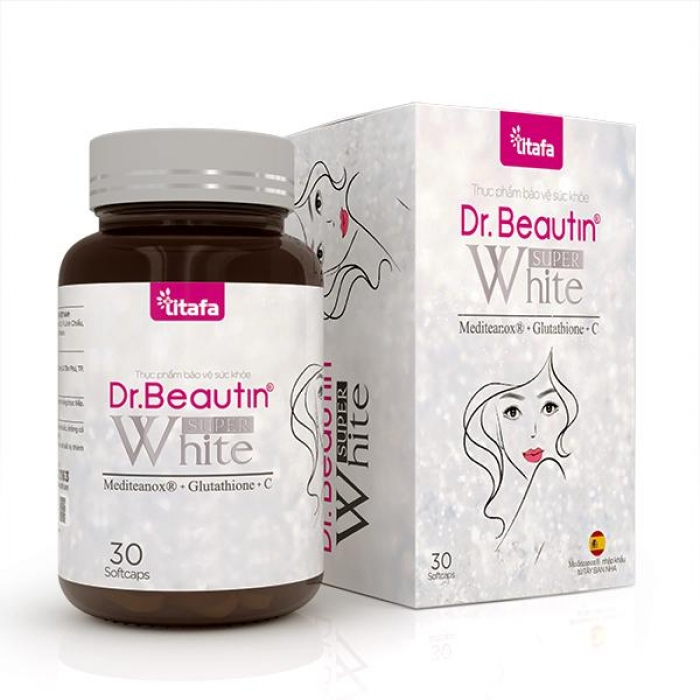 VIÊN UỐNG TRẮNG DA MỜ THÂM NÁM DR. BEAUTIN SUPER WHITE BEAUTY PLUS