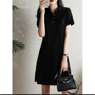 Dầm polo ,váy dáng chữ A (35-80kg), Váy sơ mi cộc tay đẹp