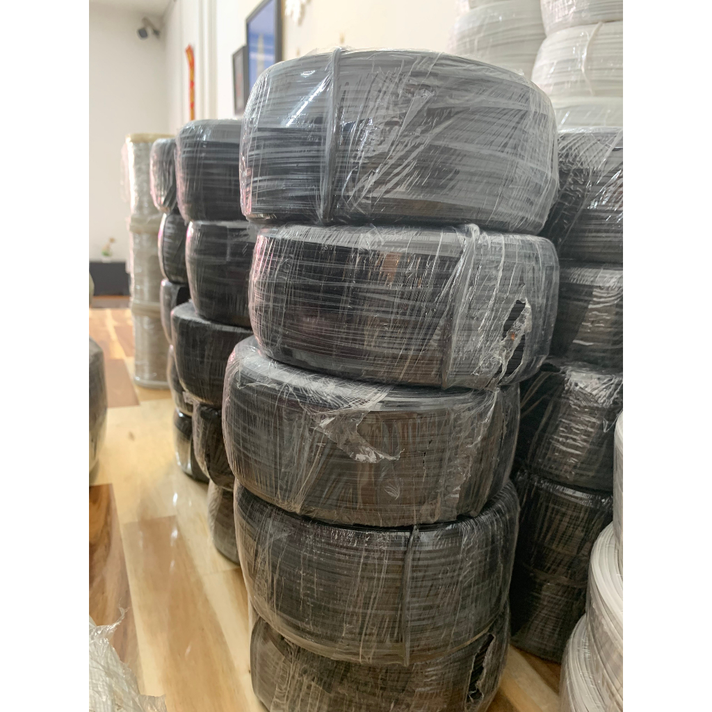 KẼM BỌC NHỰA DẸP BUỘC ĐỒ MỀM DẺO (ĐEN , TRẮNG)