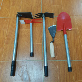 Dụng cụ làm vườn (Xẻng nhỏ, Cuốc nhỏ, Cào nhỏ, Dầm nhỏ)