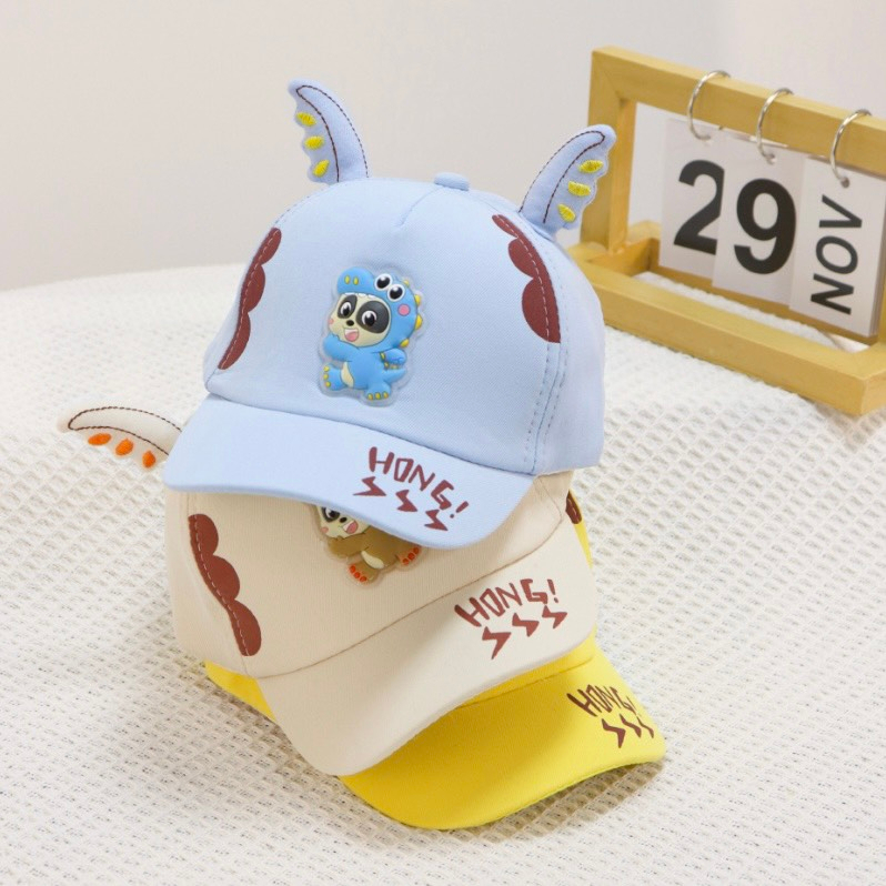 Nón kết mùa hè hình khủng long cực iu cho bé tông màu siêu tươi - NN36