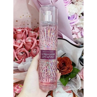 [Auth] Sản Phẩm  Xịt Thơm Toàn Thân Lưu Hương Mịn Da Bath & Body Works - A Thousand Wishes 236ml