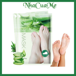 Mặt nạ ủ tẩy tế bào chết bàn chân chiết xuất nha đam, tẩy nứt gót chân, chà gót chân, giúp gót chân hồng hào, mềm mại