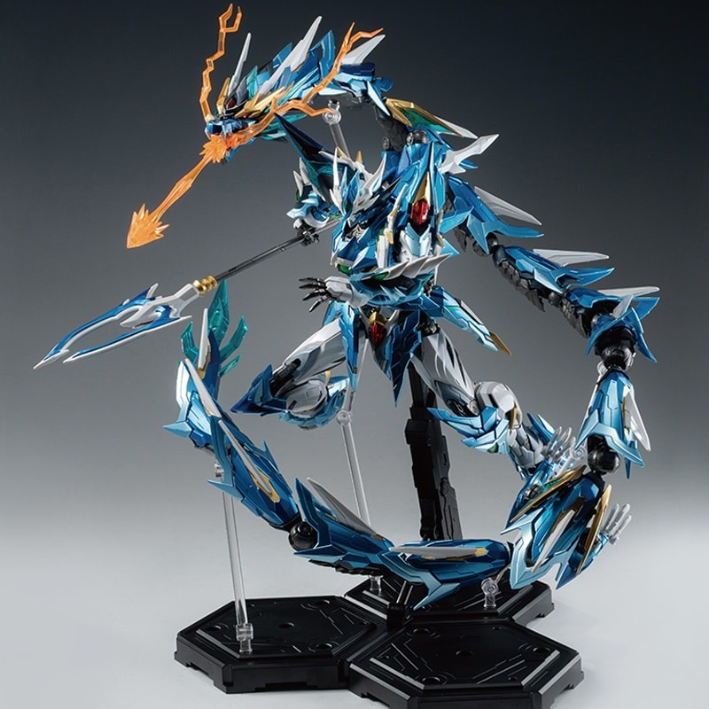 Mô hình Gundam MG 1/100 lắp ghép Aobing HiRM MNP-XH03 của Motor Nuclear kèm đế led trưng bày