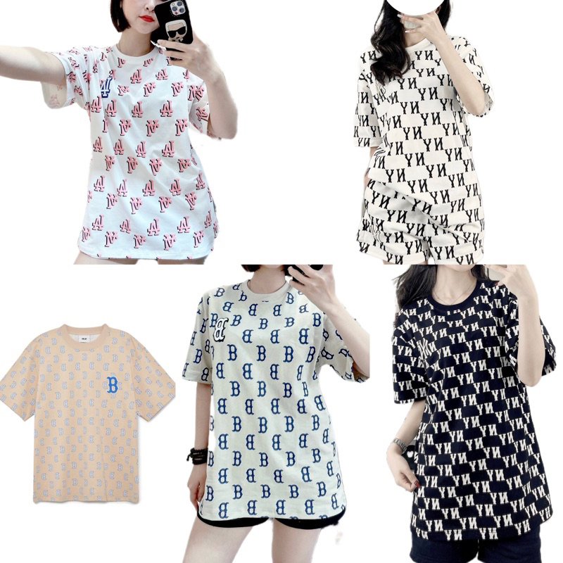 | ẢNH THẬT | Áo phông ML#B NY MONOGRAM T-SHIRT 3 size Hàng Sẵn