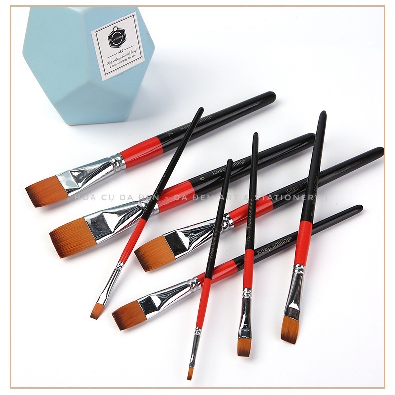 Cọ Vẽ Keep Smiling  Đầu Vuông