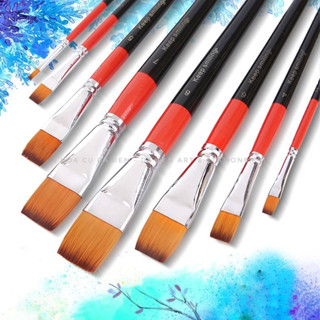 [DA ĐEN - QUẬN 3] Cọ Vẽ Keep Smiling (Flat) Đầu Vuông