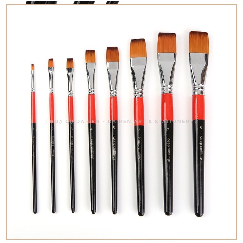 Cọ Vẽ Keep Smiling  Đầu Vuông