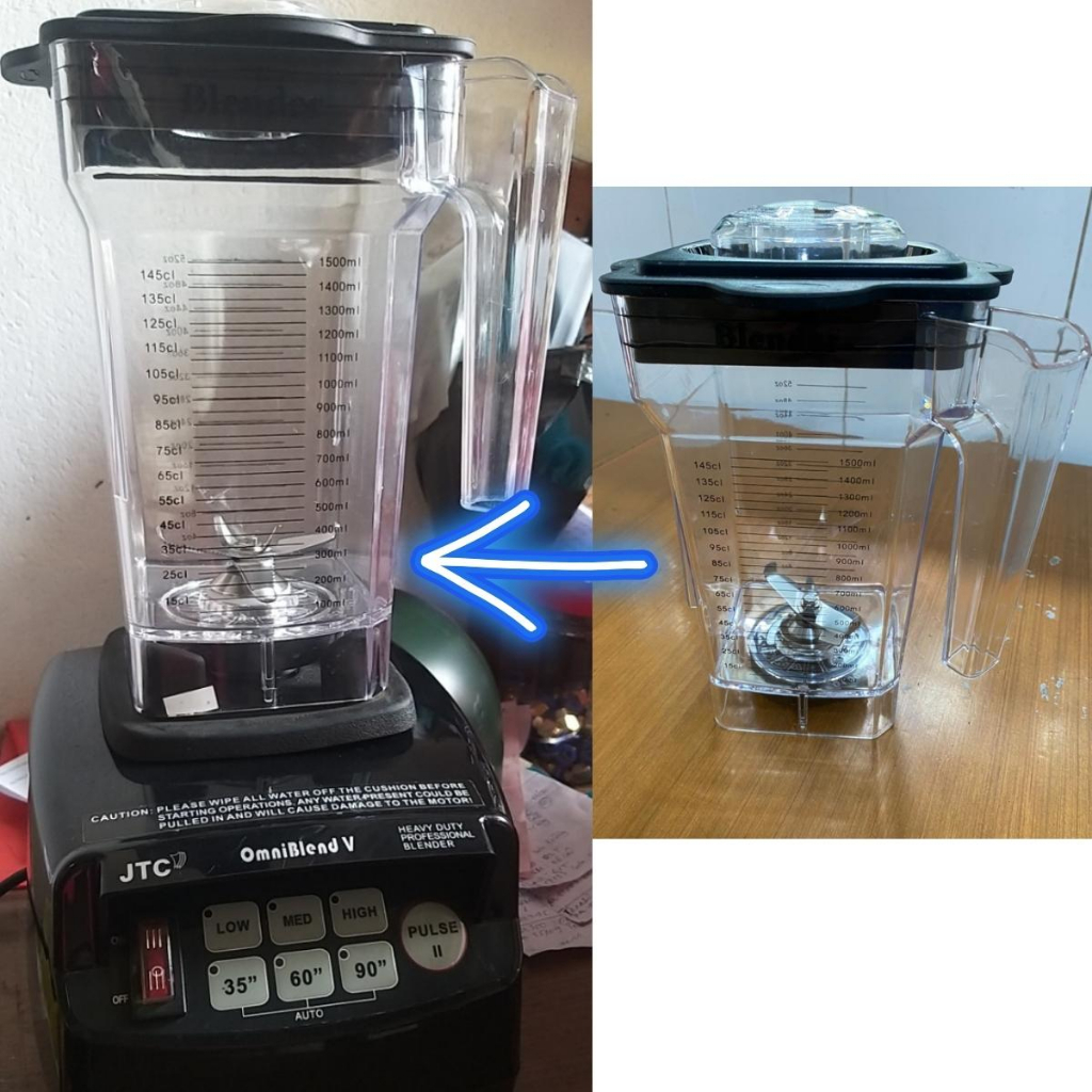 Ca nhựa máy xay sinh tố công nghiệp JTC OmniBlend V, hàng chính hãng, thiết kế mới, xay đá nát như bào, bền bỉ, giá tốt