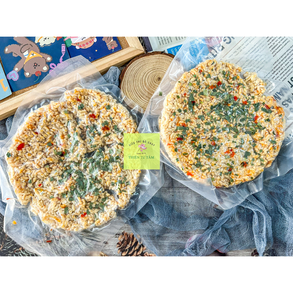 Cơm Cháy Mắm Hành Ăn Vặt Chay Thơm Ngon Khó Cưỡng