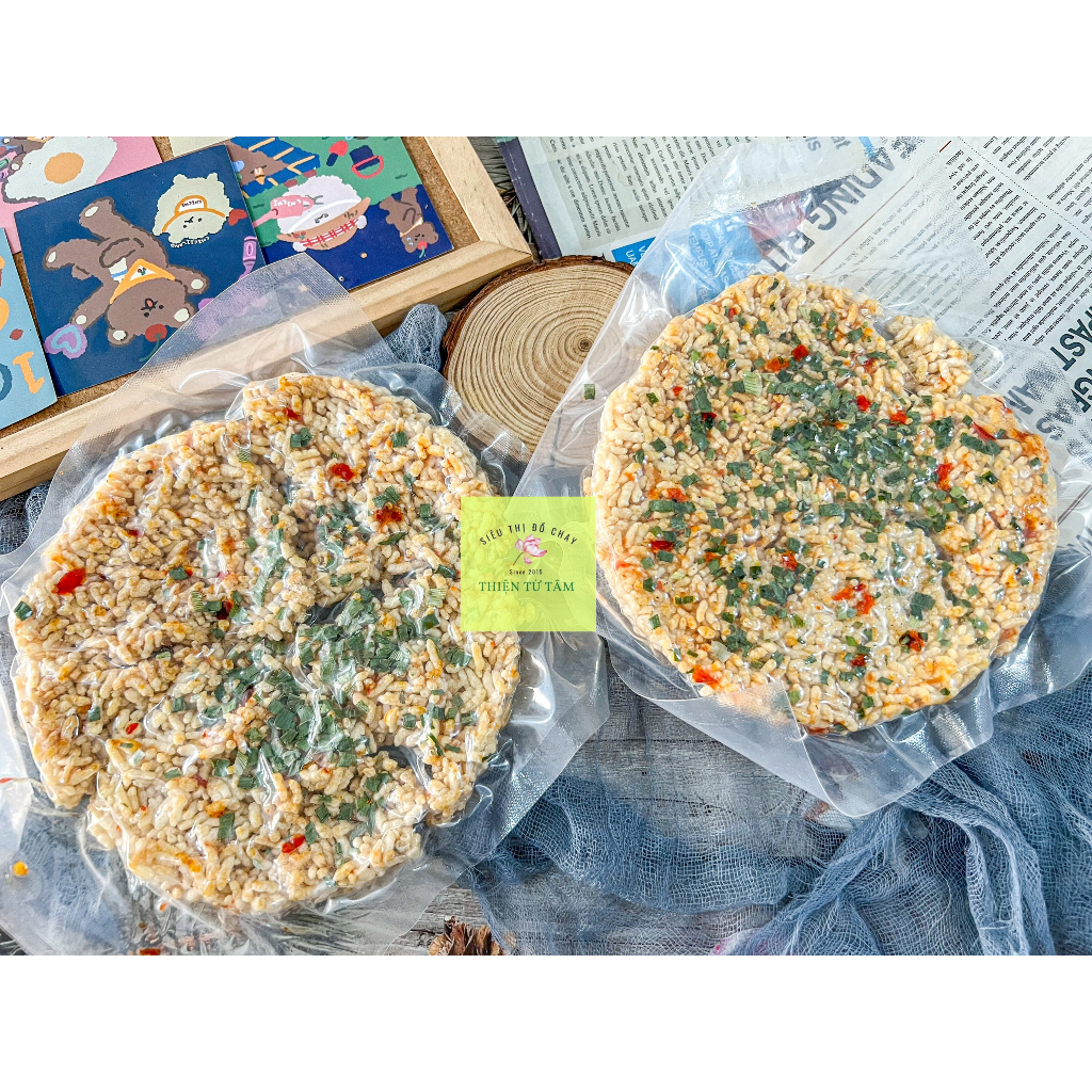 Cơm Cháy Mắm Hành Ăn Vặt Chay Thơm Ngon Khó Cưỡng