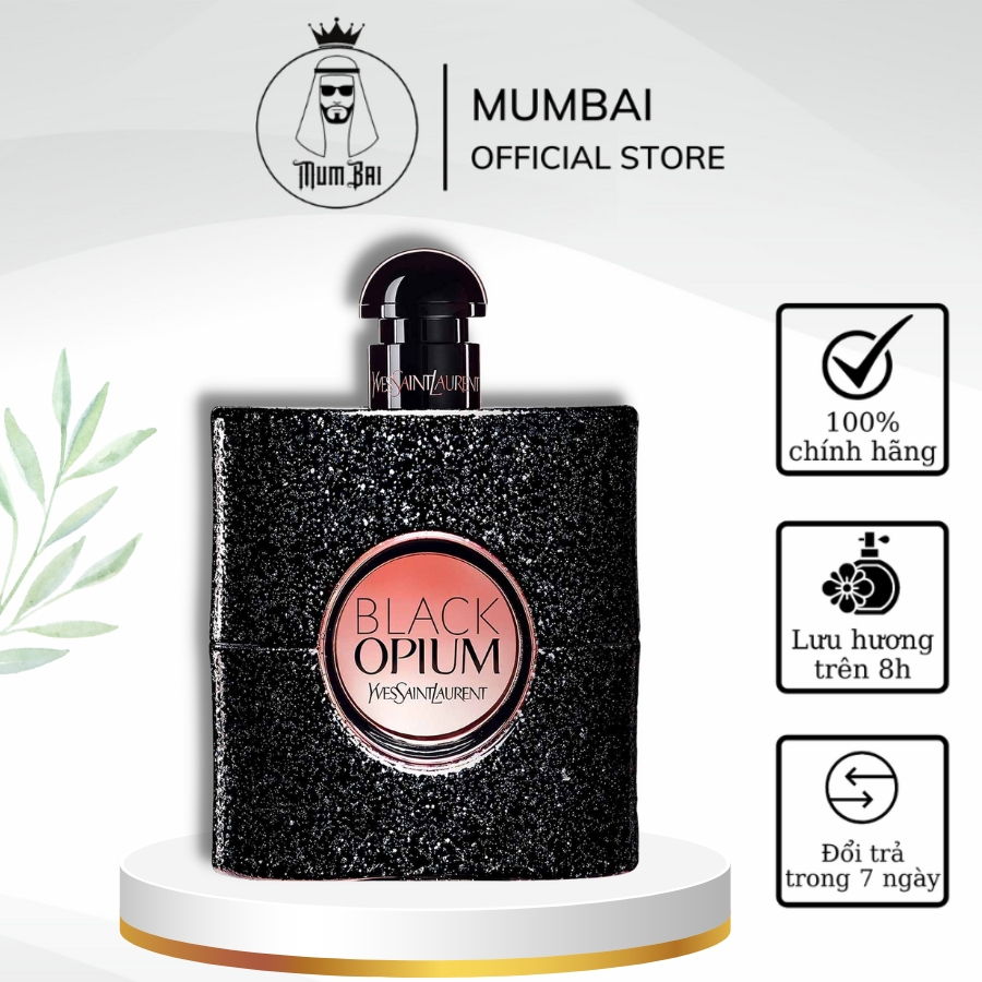 Nước hoa nữ thơm lâu Black Opium EDP, Nước hoa pháp cao cấp YSL 90ml, Dầu thơm nữ lưu hương trên 8h
