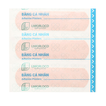 Băng Cá Nhân Màu Da Liworlco - Chất Lượng, Dính Tốt, Đàn Hồi Tốt