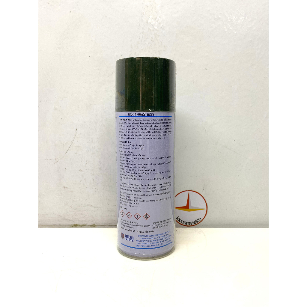 Sơn xịt ATM A268 màu xanh lá đậm