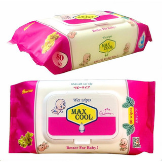 1 gói khăn ướt 80 tờ MAX COOL (có hương)