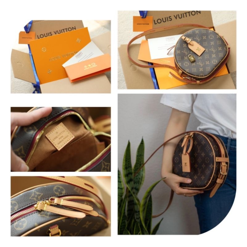 Túi xách nữ thời trang LV Boite sz22cm da thật 100% cực xinh đeo được nhiều kiểu 2box xịn sò