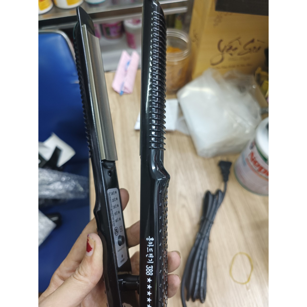Máy là kẹp cúp phồng tóc Hàn Quốc