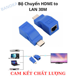 Bộ chuyển đổi HDMI 2.0 to LAN 30M-CAM KẾT VỀ CHẤT LƯỢNG- HDMI TO LAN 30M -HDMI LAN