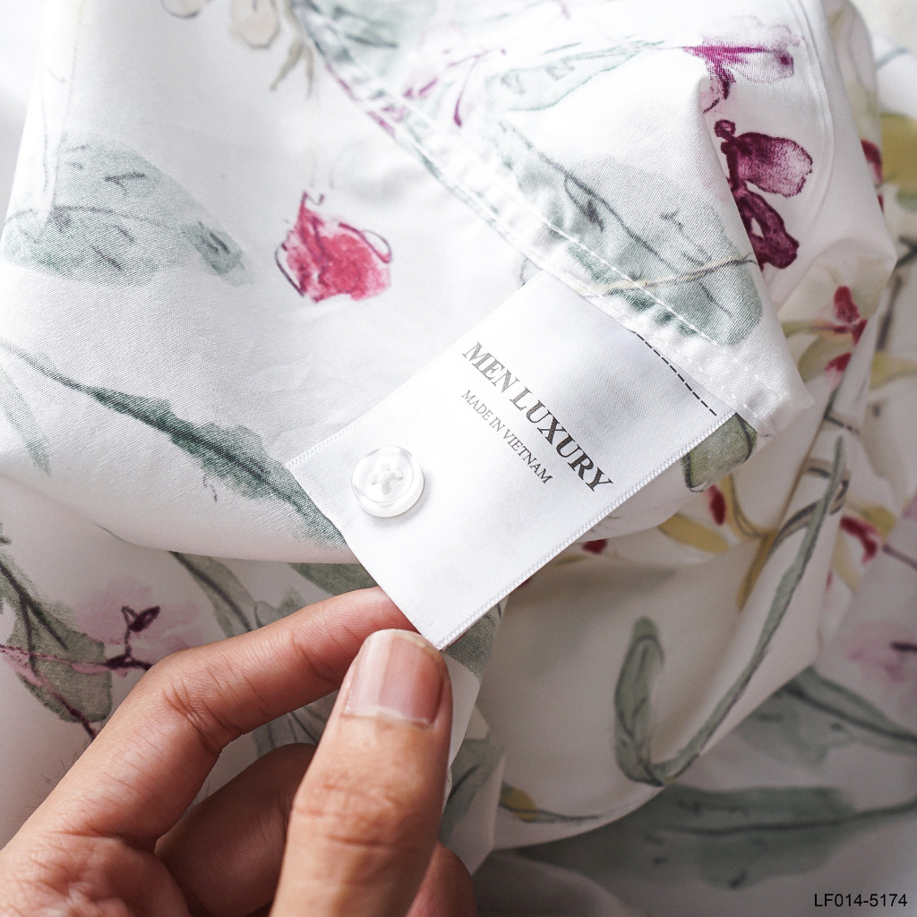 HÀNG VNXK - Áo sơmi bông họa tiết đơn giản  dòng sơ mi hoa rất được ưa chuộng pl7